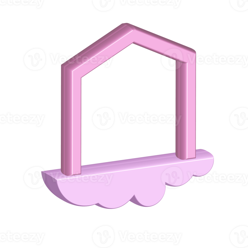 puerta flotante 3d png