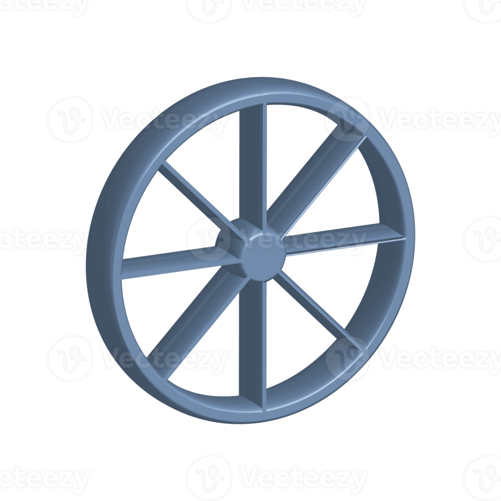 3d cartoon wheel png