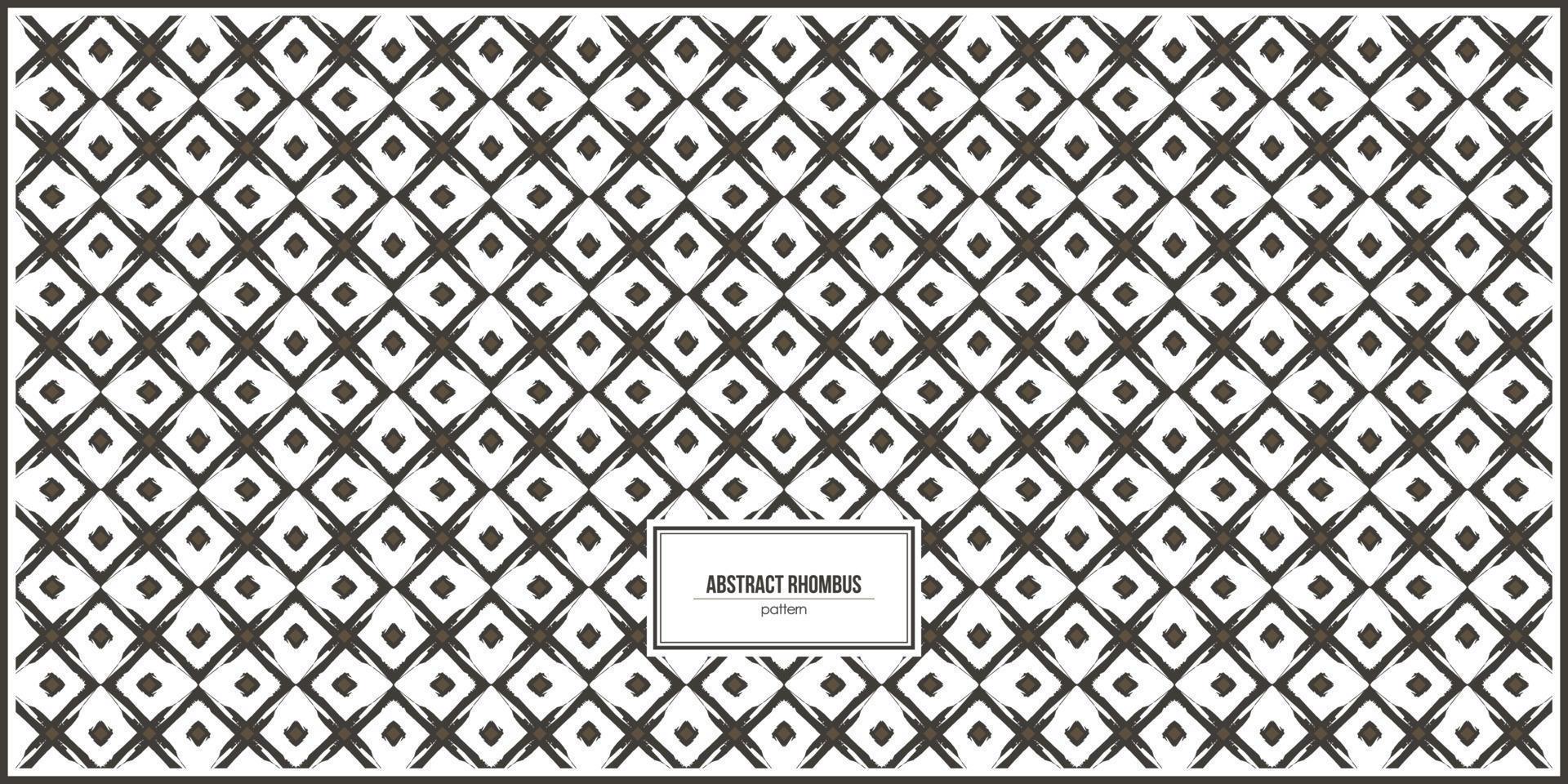 ancient abstract rhombus shape pattern vector