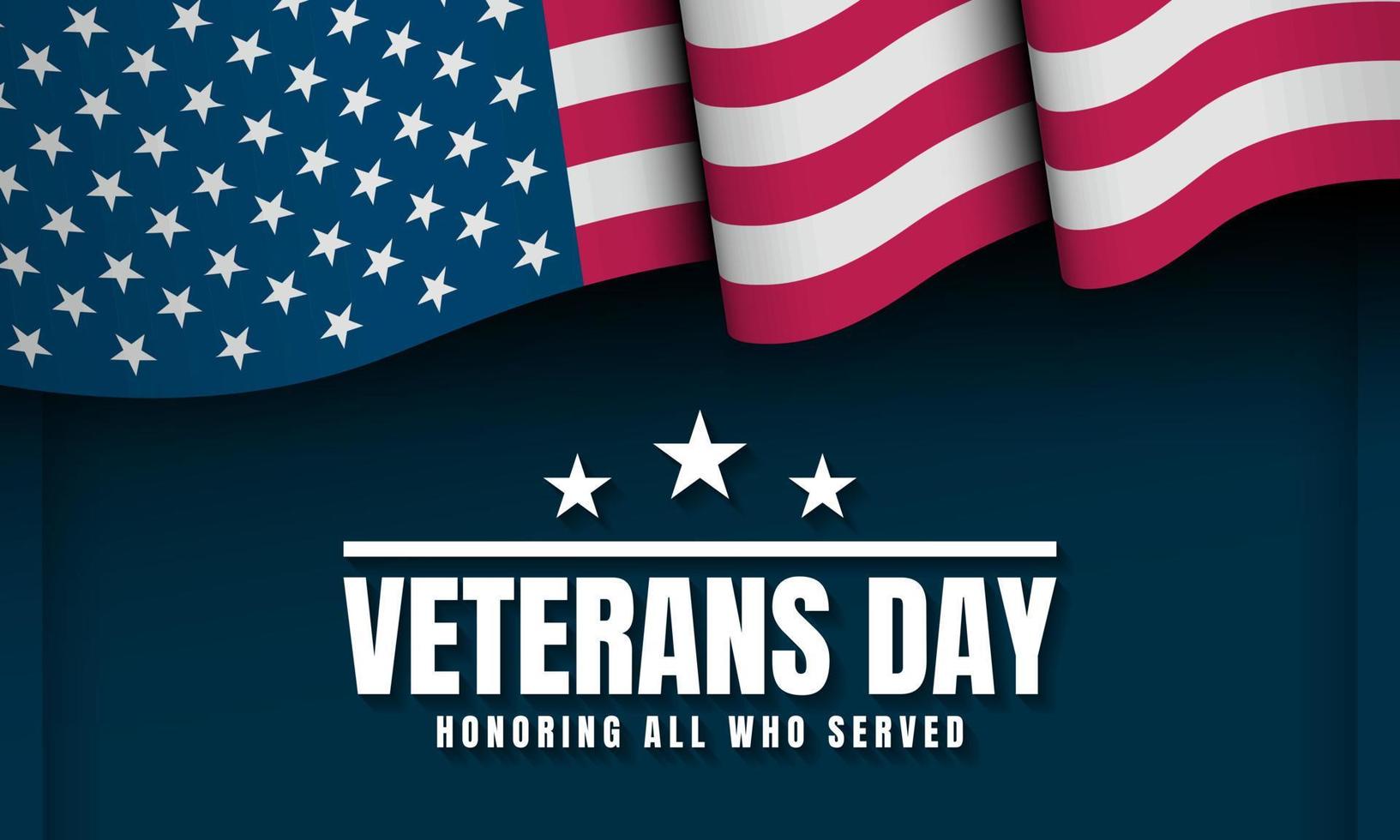 Veterans Day Background Design. vector