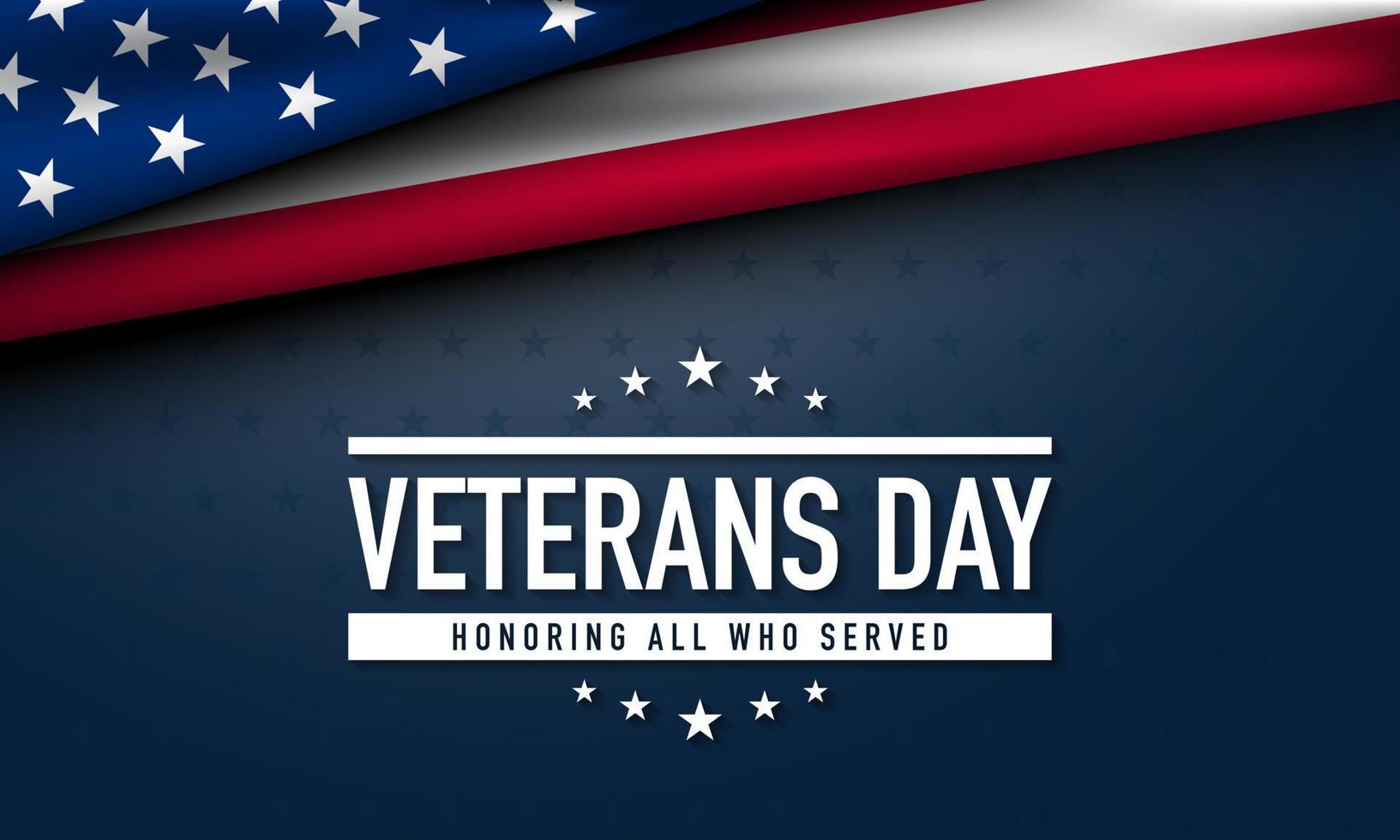 Veterans Day Background Design. vector