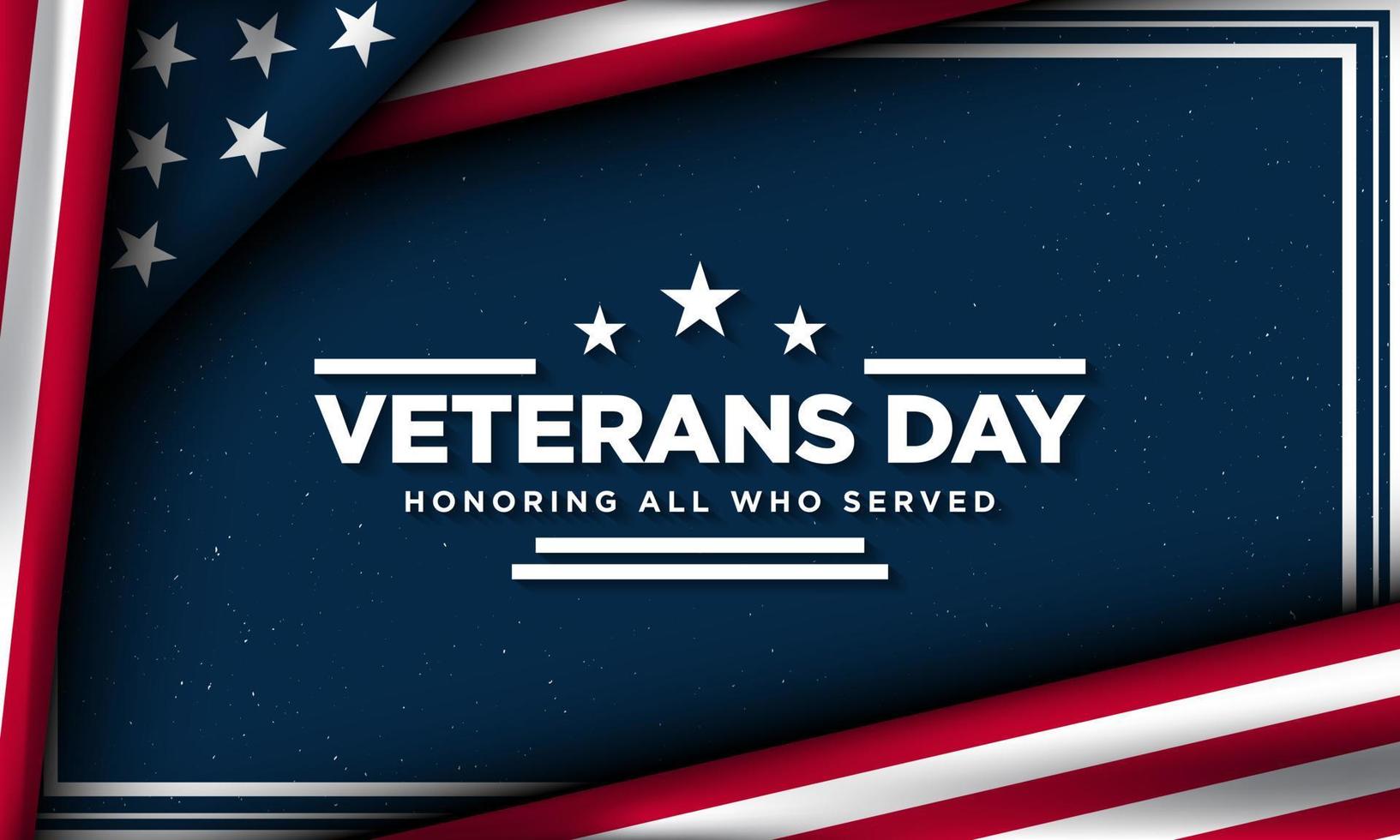 Veterans Day Background Design. vector