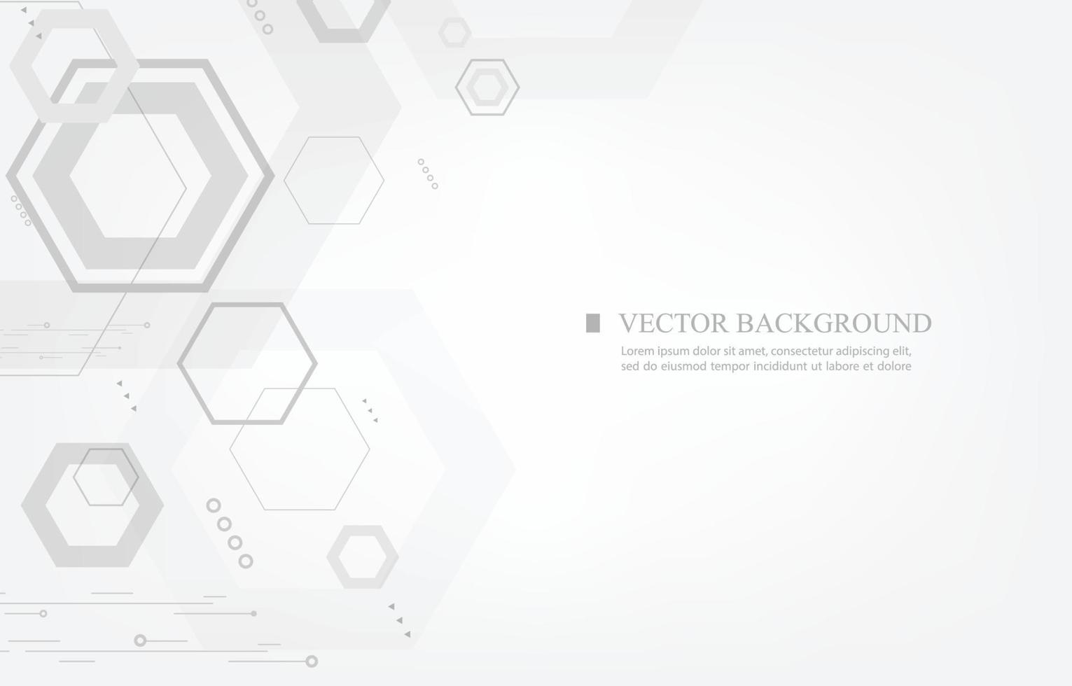 White vector wallpaper technology geometric hexagon shape