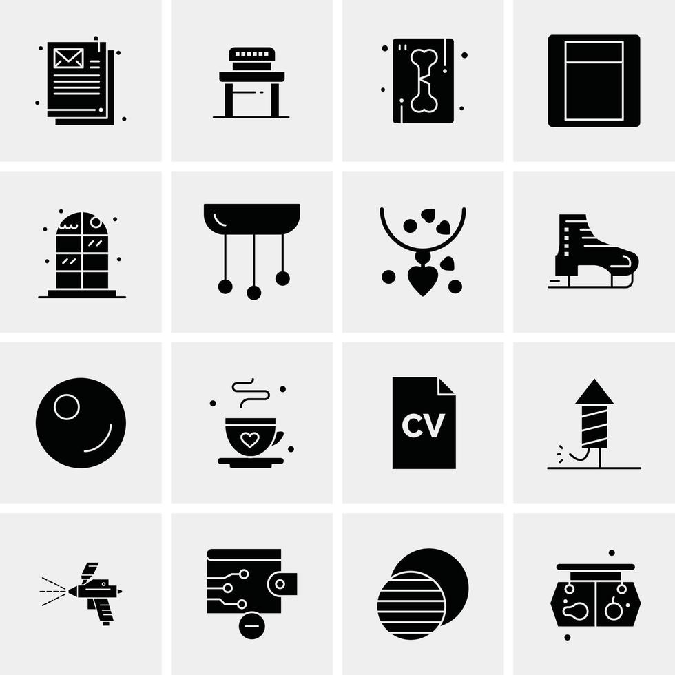 16 Universal Business Icons Vector Creative Icon Illustration to use in web and Mobile Related proje