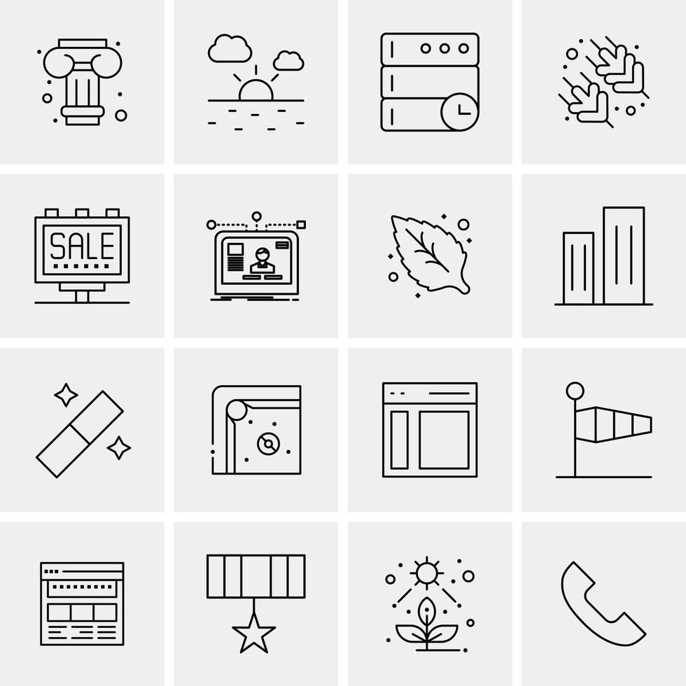 Mail Email Message Global  Icons Flat and Line Filled Icon Set Vector Blue Background
