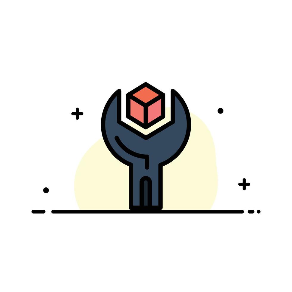 Config Develop Product Sdk Service  Business Flat Line Filled Icon Vector Banner Template