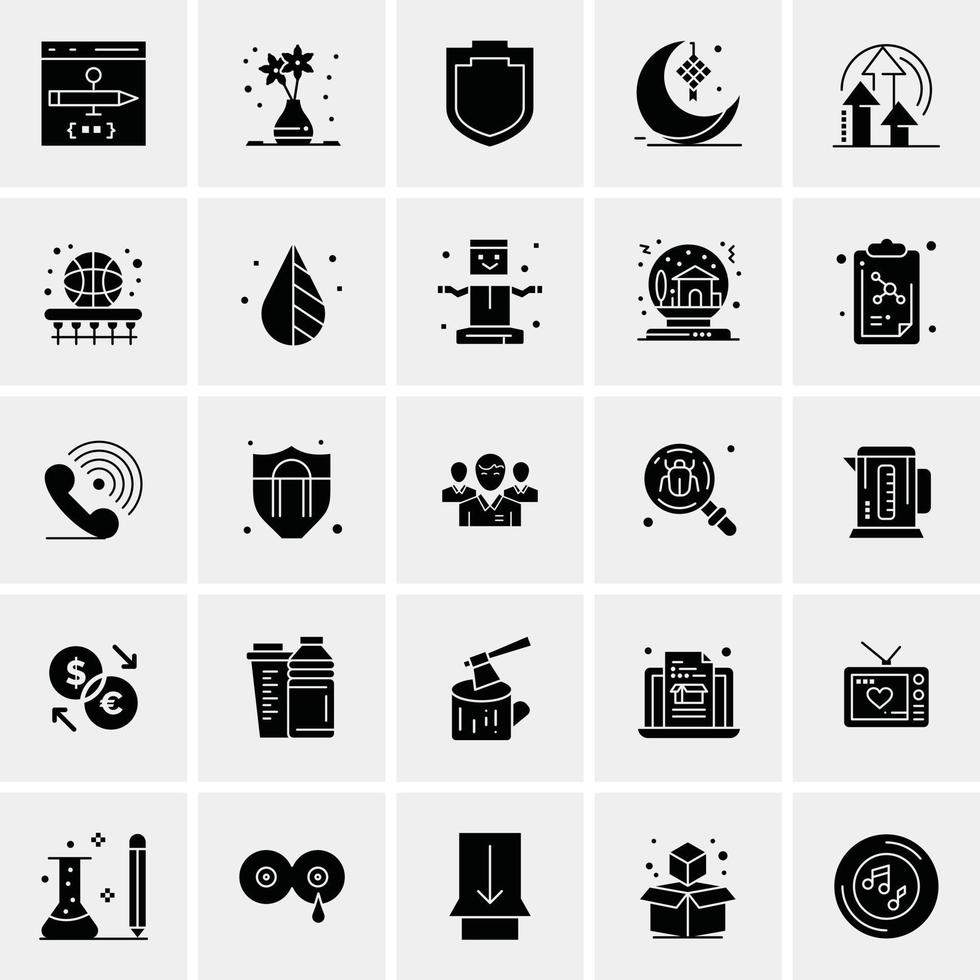 Chrysler Building Usa  Icons Flat and Line Filled Icon Set Vector Blue Background