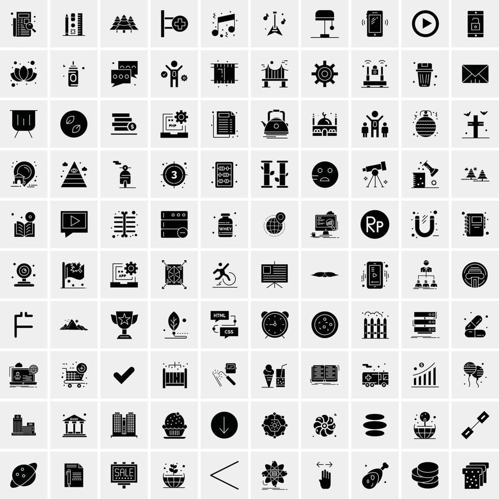 Our Services Wallet Cash Finance Money Personal Purse Making Solid Glyph Icon Web card Templat vector