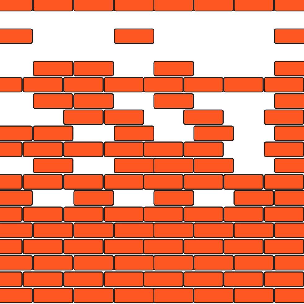 Background brick wall. Vector illustration