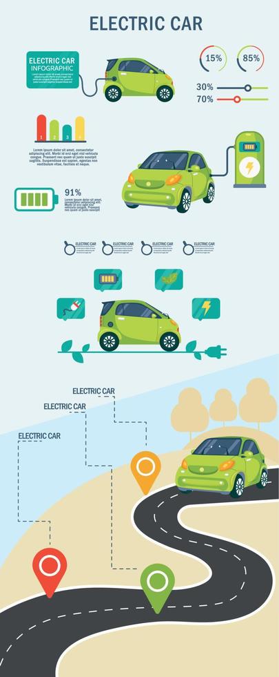 Infographics eletronic machine. Vector illustration