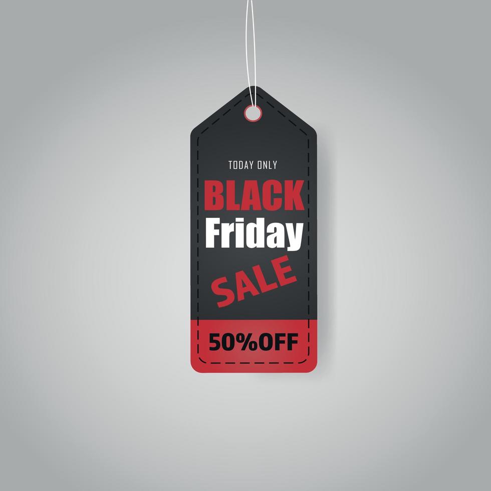 Black Friday coupon, label, discount, sale. vector
