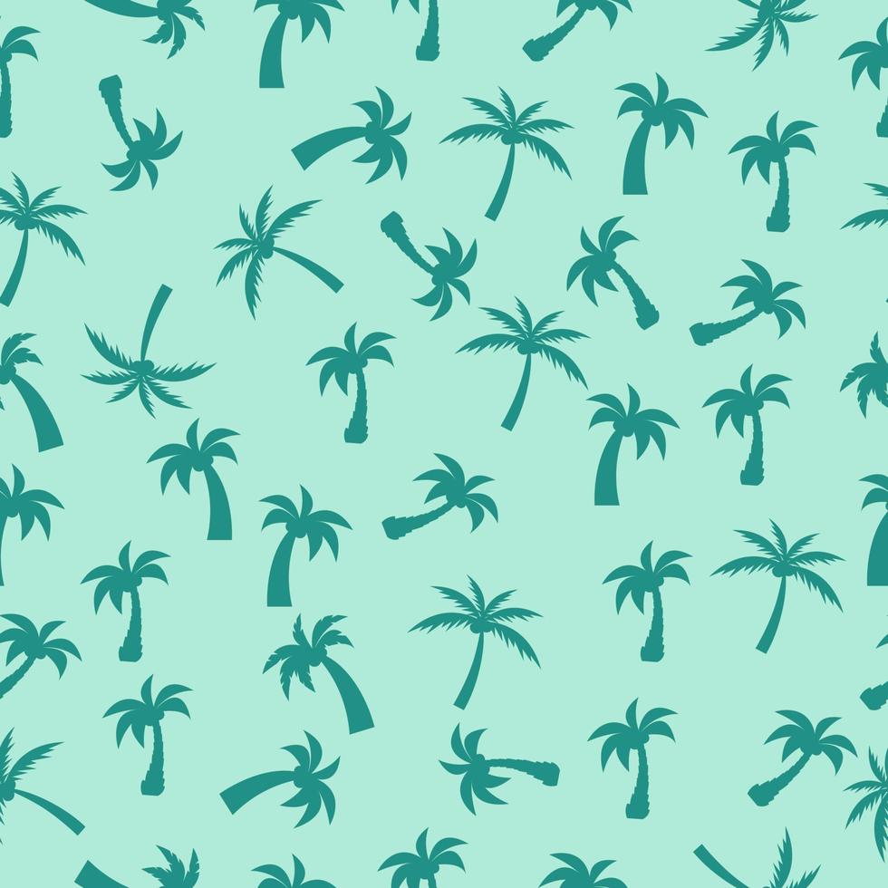 Seamless silhouette pattern of palm trees. Vector. vector