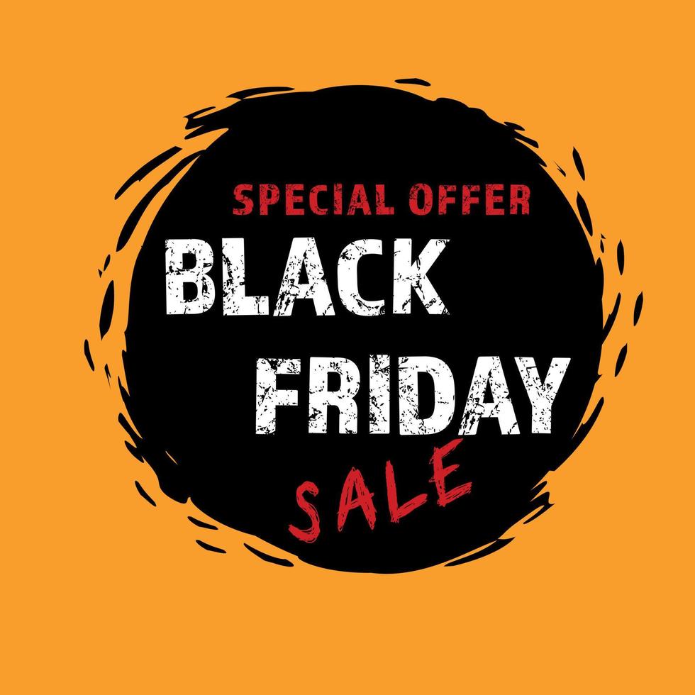 Black Friday. Sale. Special offer. vector