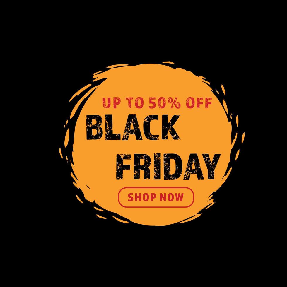 Black Friday discounts. Shop now. vector