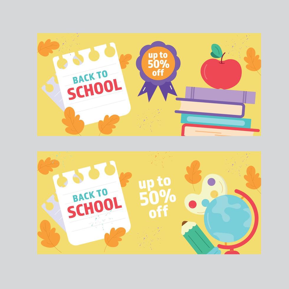 Back to school. Vector illustration