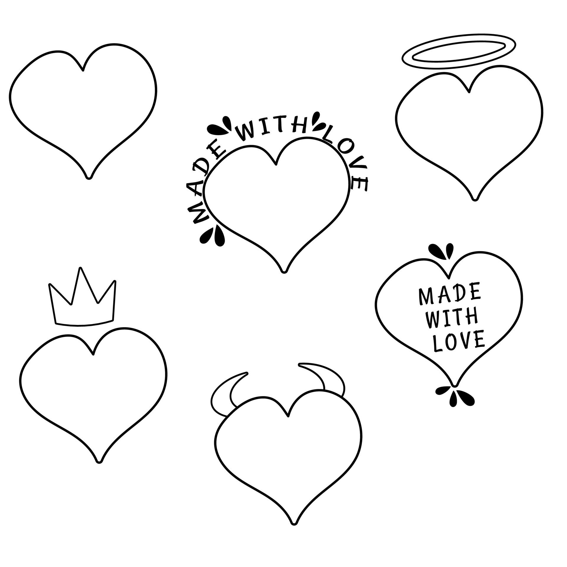 Love Heart Stencil