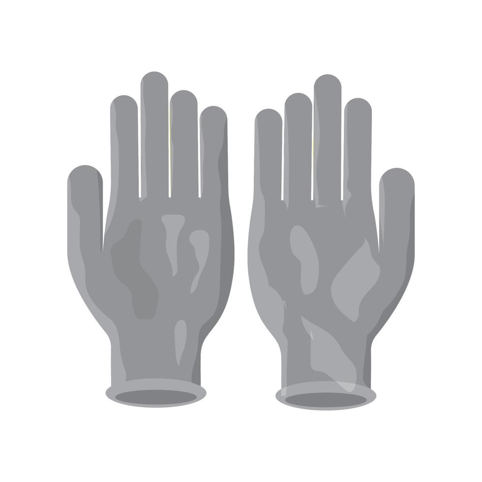 medical glove logo vector