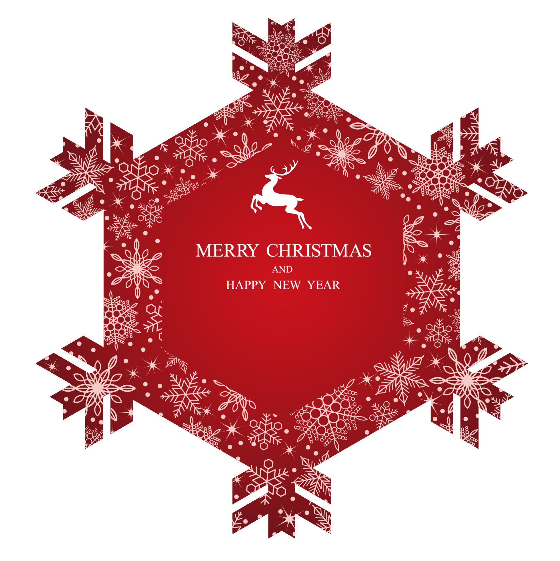 christmas-vector-snowflake-shape-frame-illustration-with-snowflake