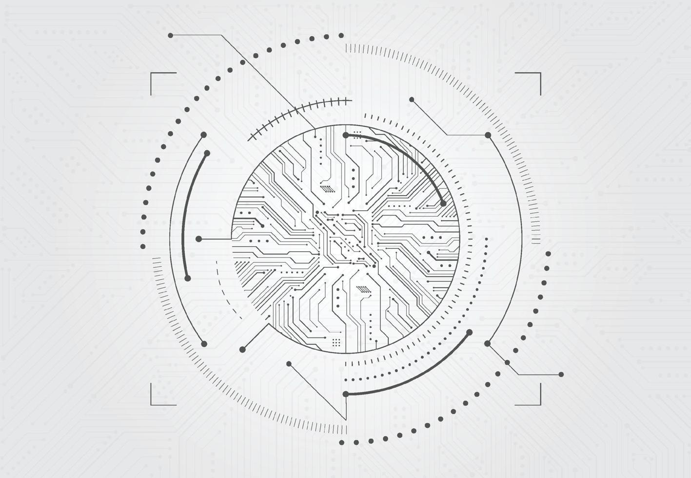 Cyber technology futuristic background design. Abstract digital circuit board. Vector illustration