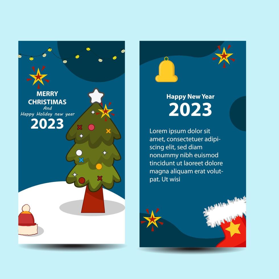 vector Christmas banner pack collection with illustration element for natal christimas day and happy new year greeting welcome holiday
