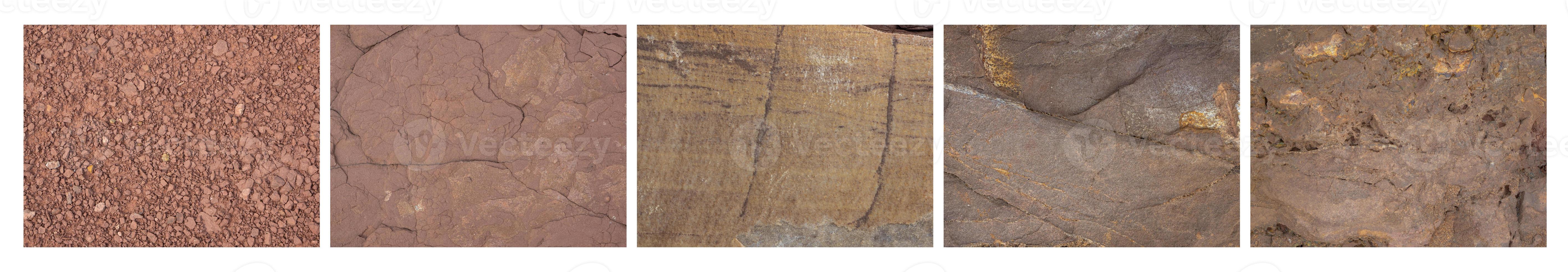 Includes a set of natural stone texture background images. photo