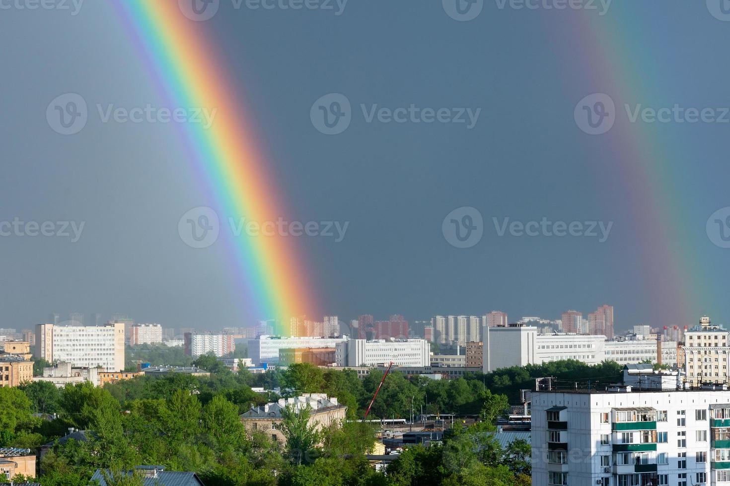 Rainbow in Moscow photo