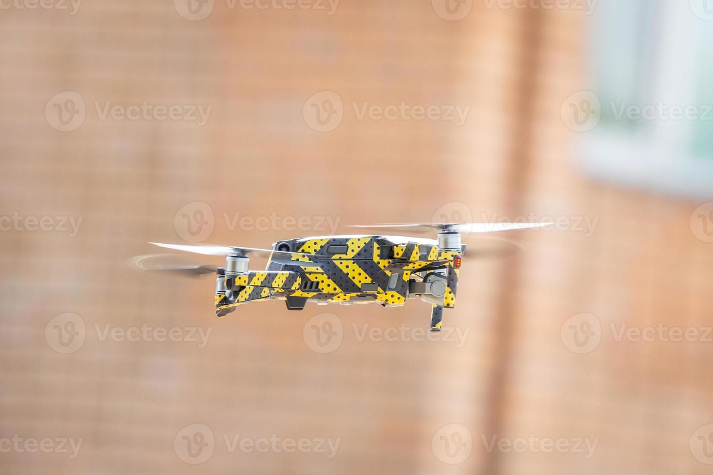 drone quadcopter with digital camera photo