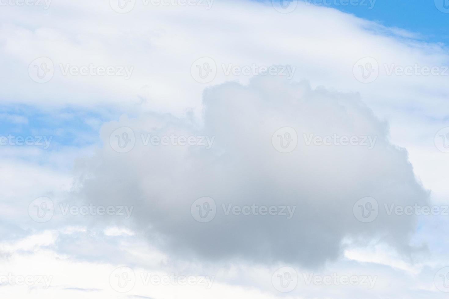 blue sky with cloud photo