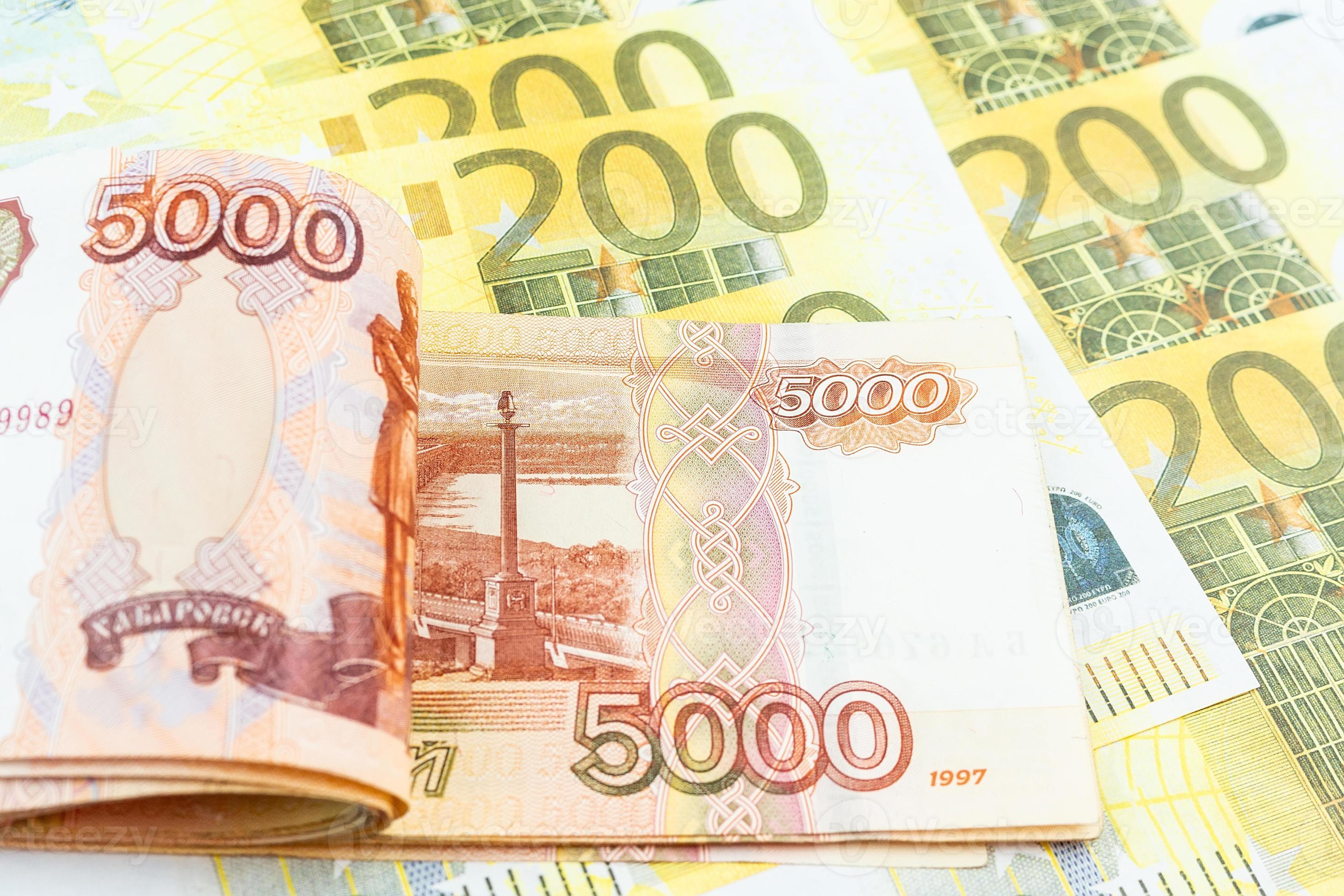 Euro Ruble Banknotes 13464361 Stock Photo At Vecteezy