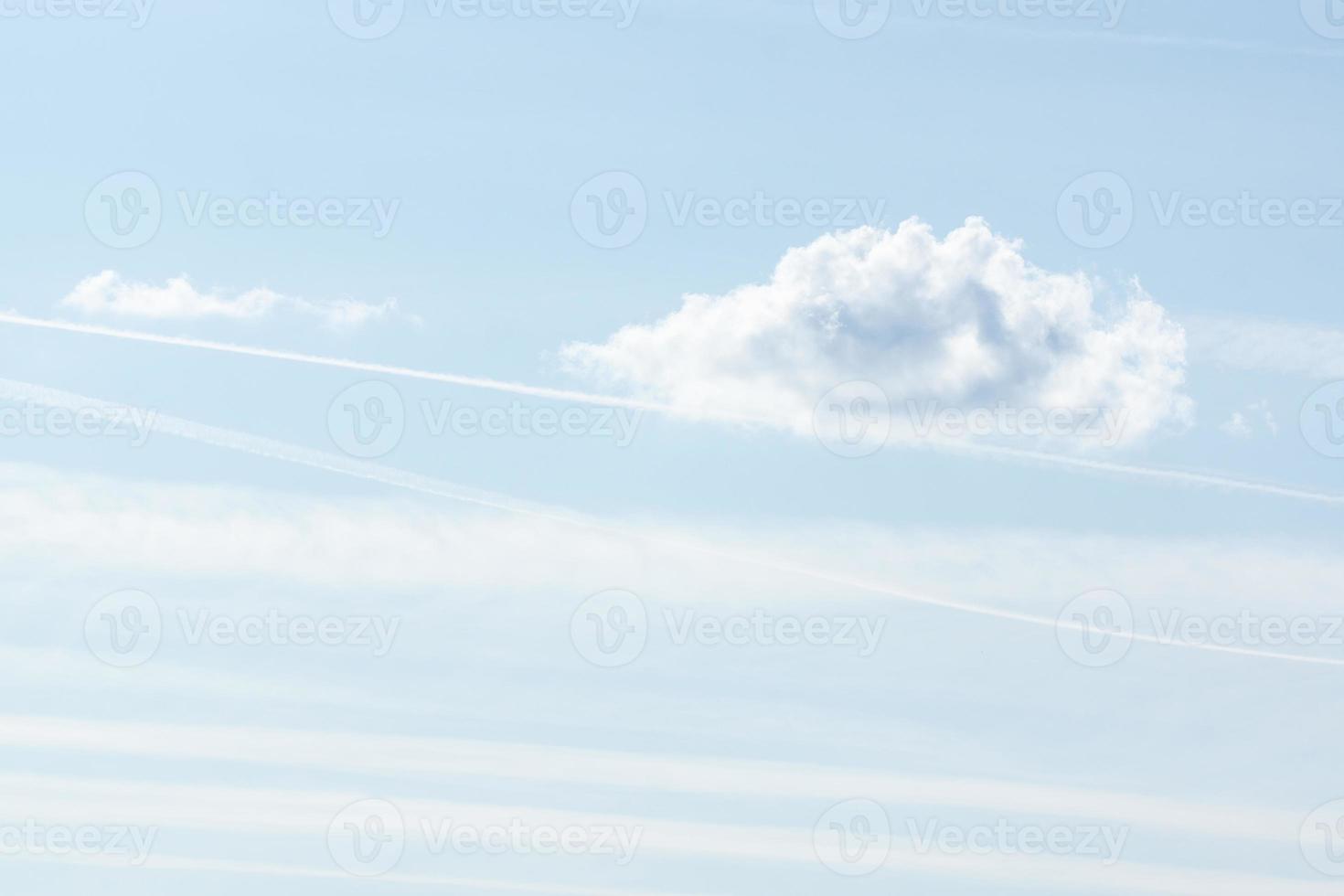 blue sky with cloud photo