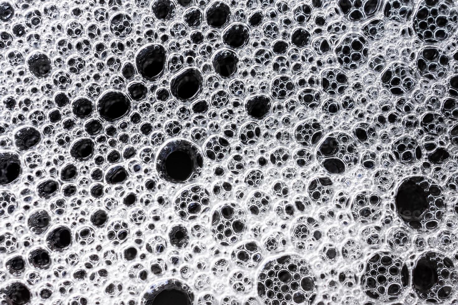 The texture of the foam photo