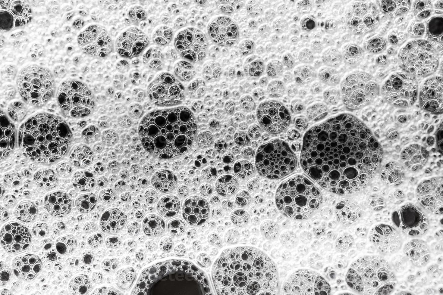 The texture of the foam photo