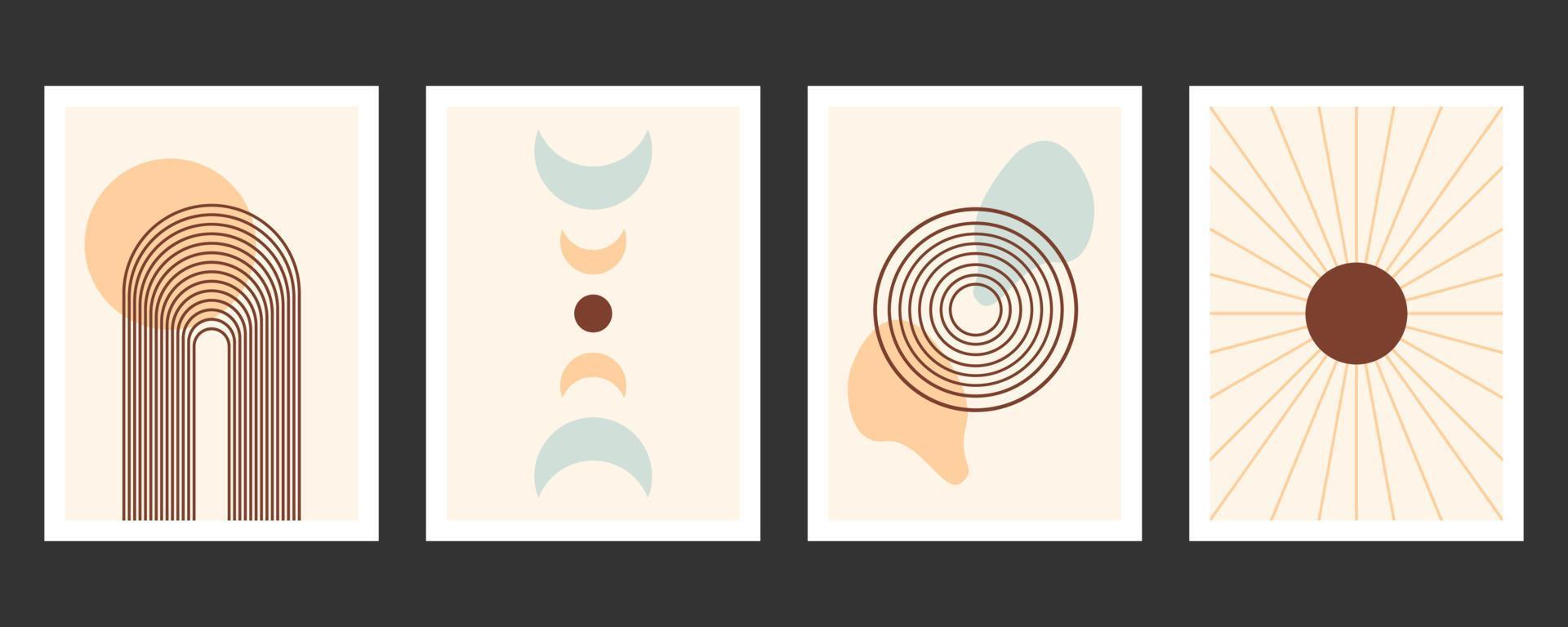 Boho covers collection vector