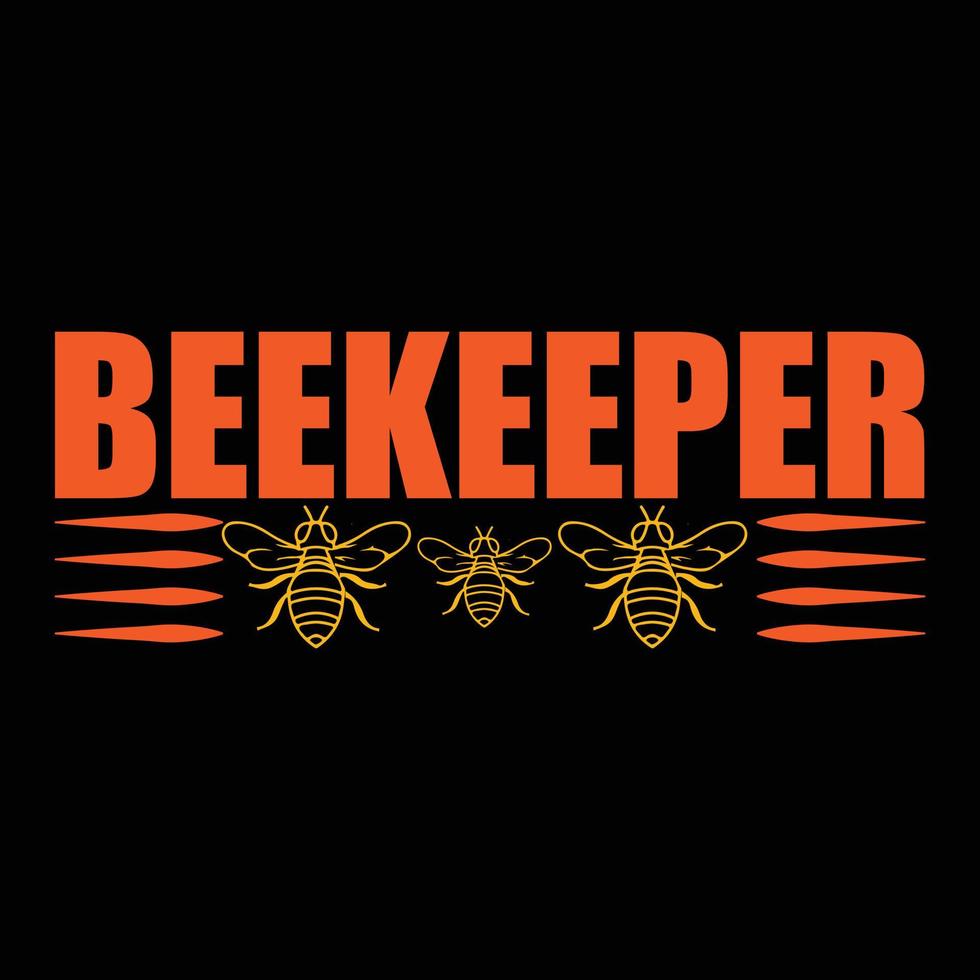 Bee T-shirt design vector