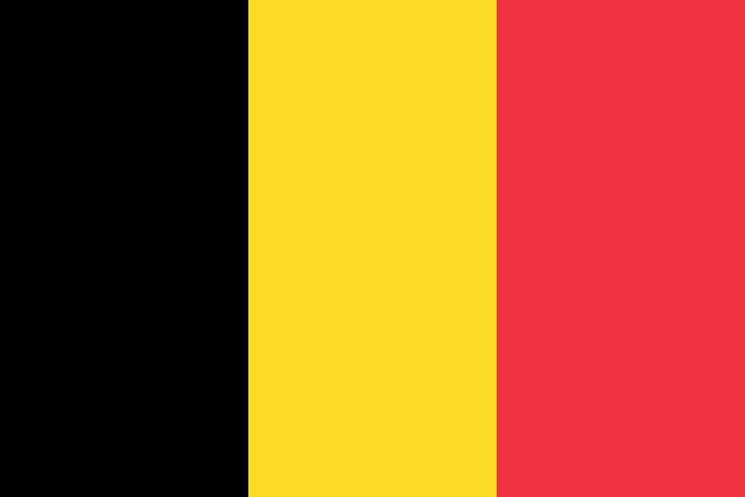 Illustration of Belgium Flag vector