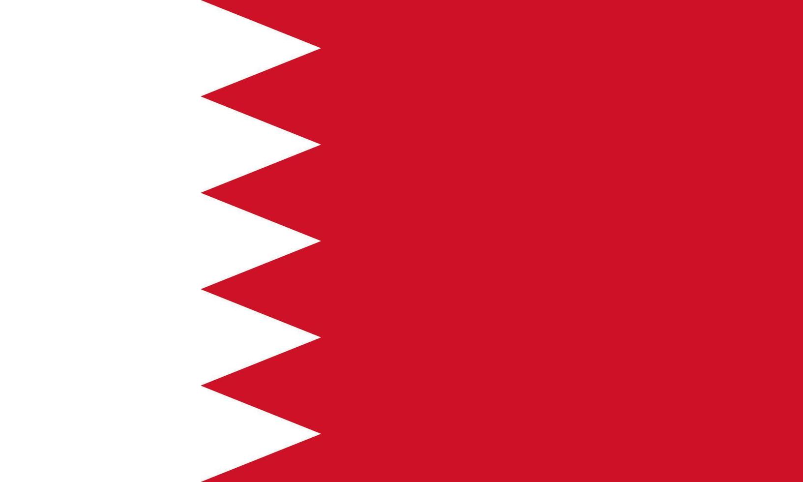 Illustration of Bahrain Flag vector
