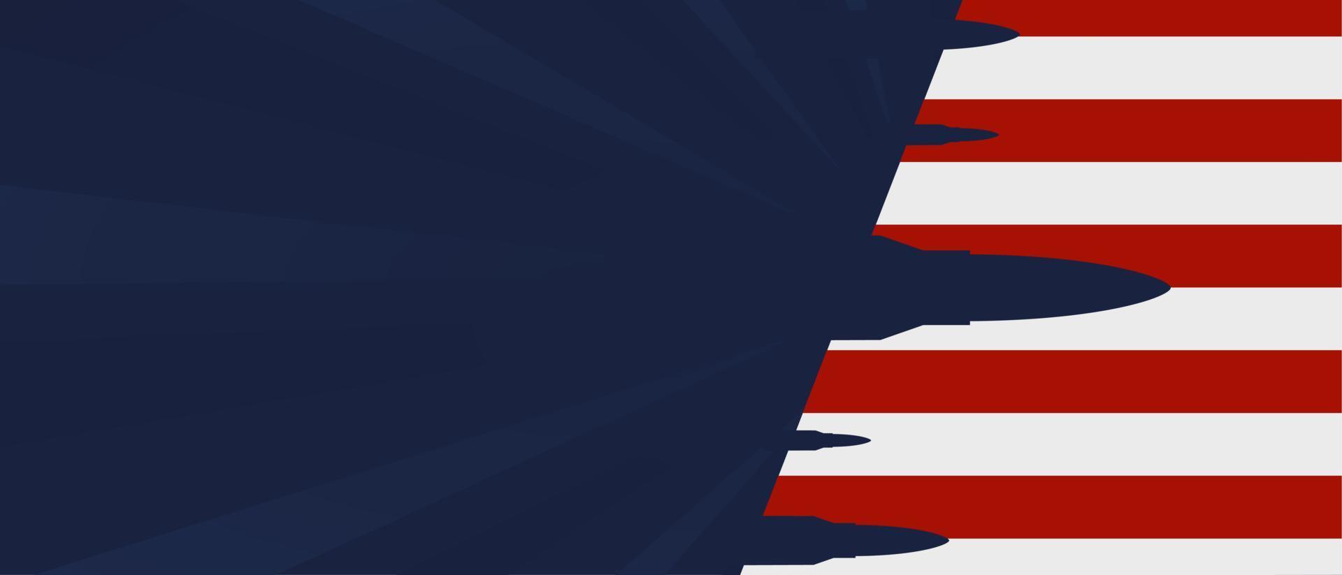 American National Holiday with Copy space Area. Suitable to be placed on content with that theme vector
