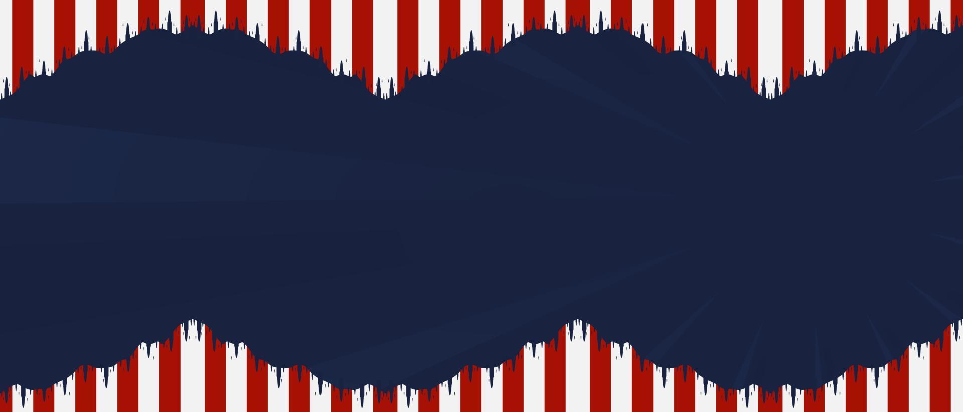 American National Holiday with Copy space Area. Suitable to be placed on content with that theme vector