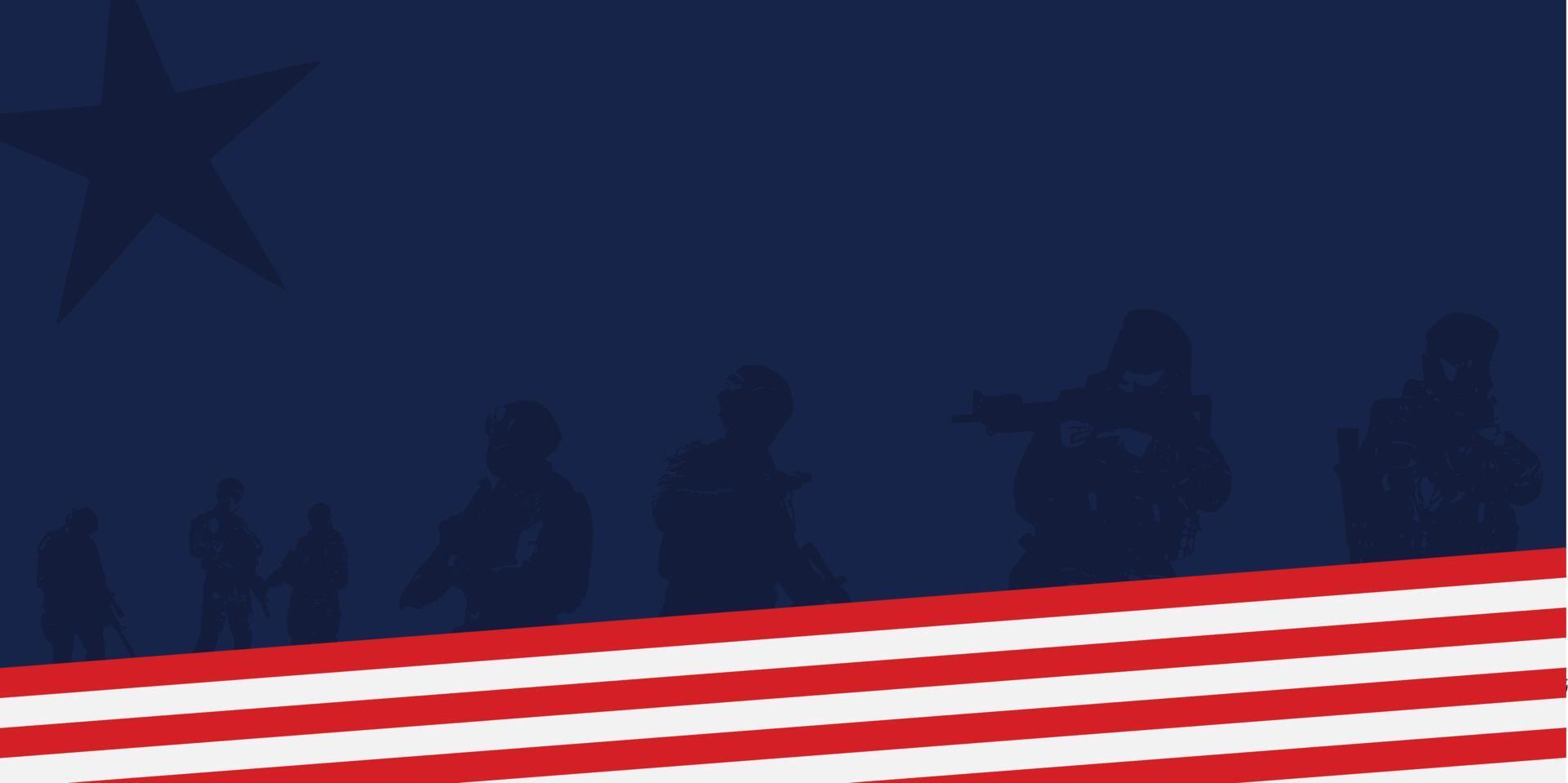 American National Holiday with Copy space Area. Suitable to be placed on content with that theme vector