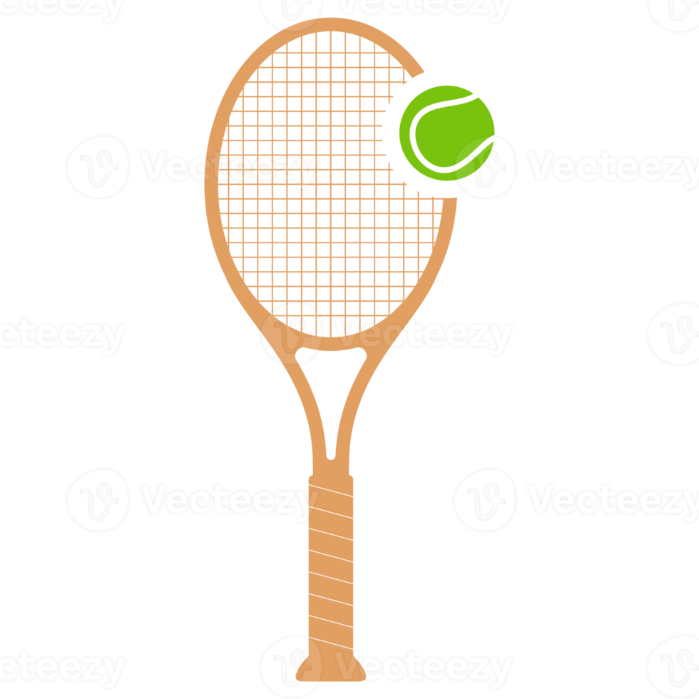 tennisracket en bal png