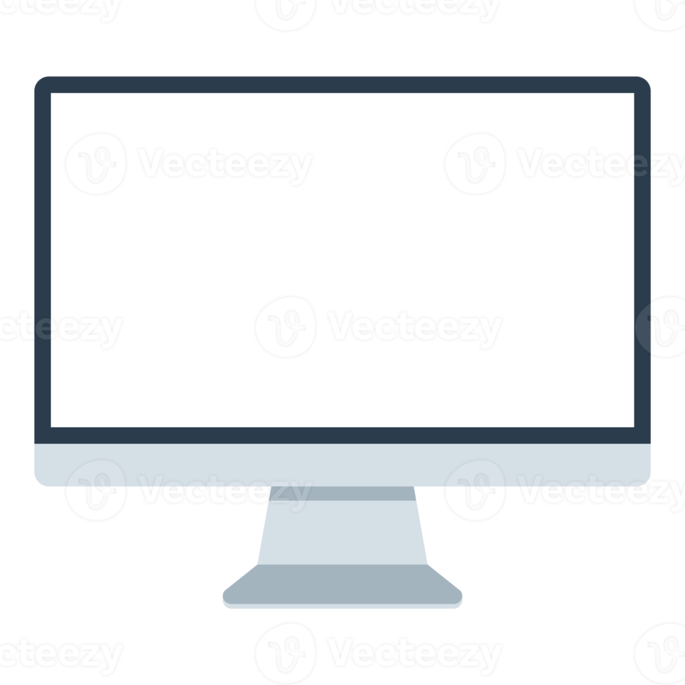 pc monitor screen icon illustration 13468368 PNG
