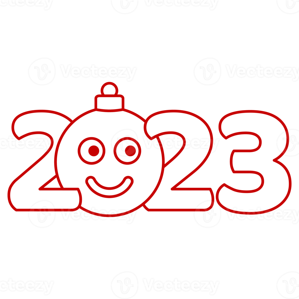 happy new year 2023 logo png