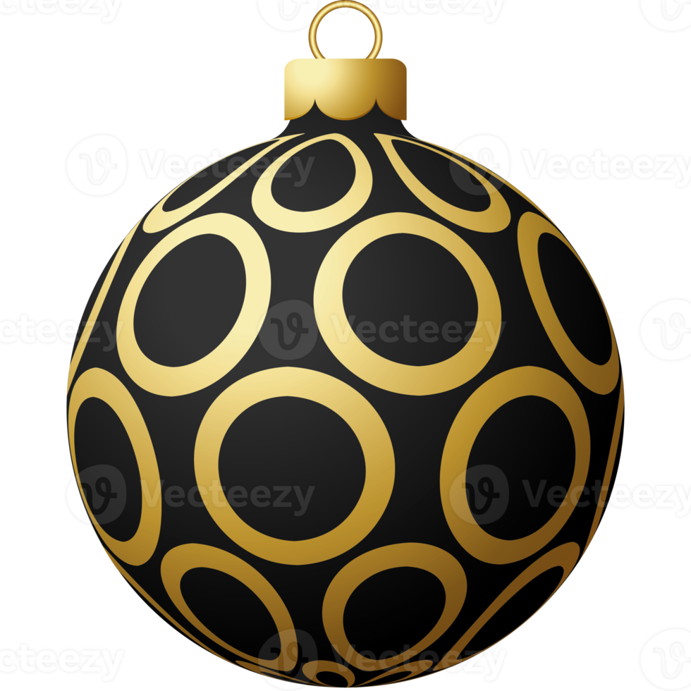 golden christmas ball luxury hanging bauble png