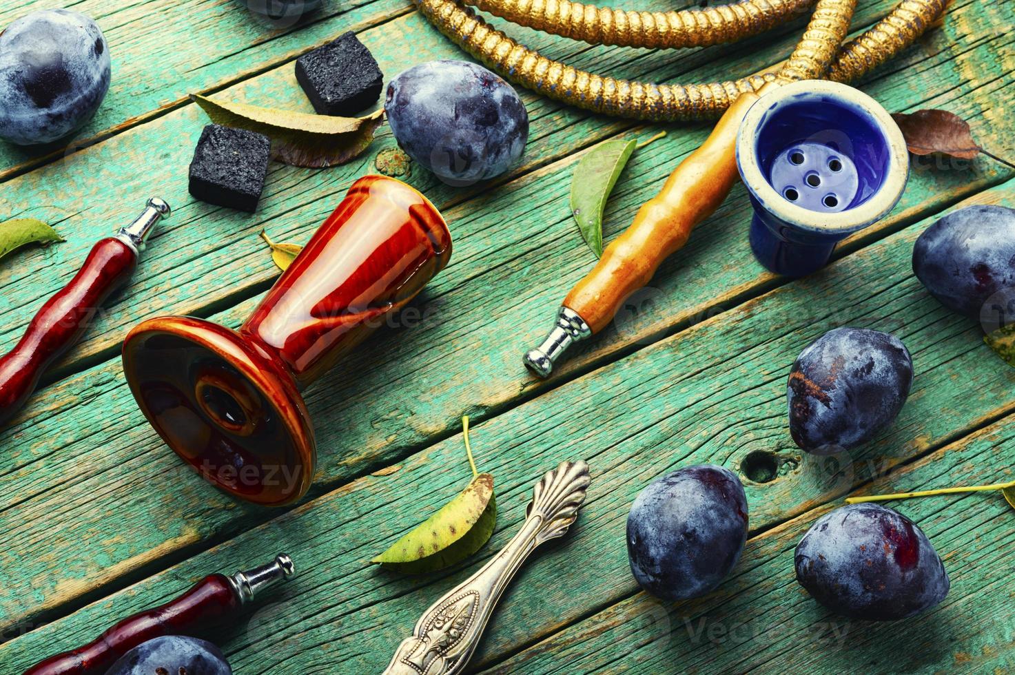 Hookah with plum fragrant photo