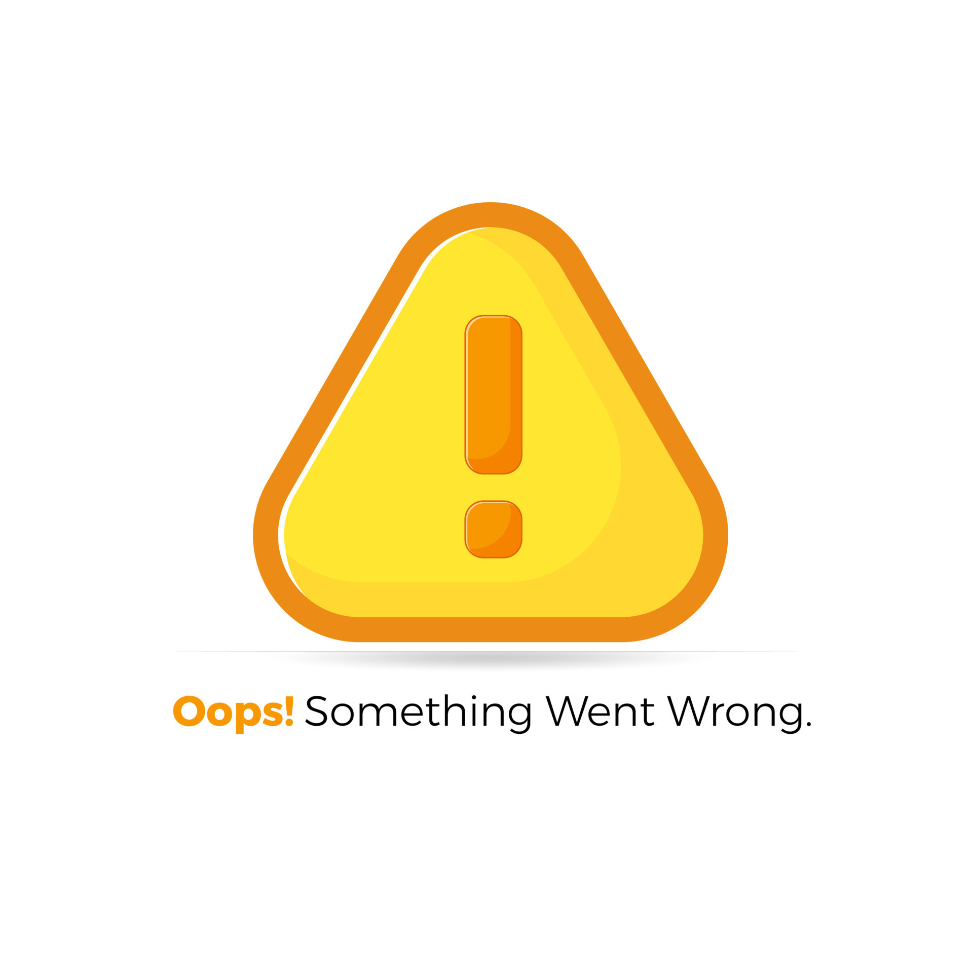 Alert, exclamation,notice icon, emergency alert cartoon vector