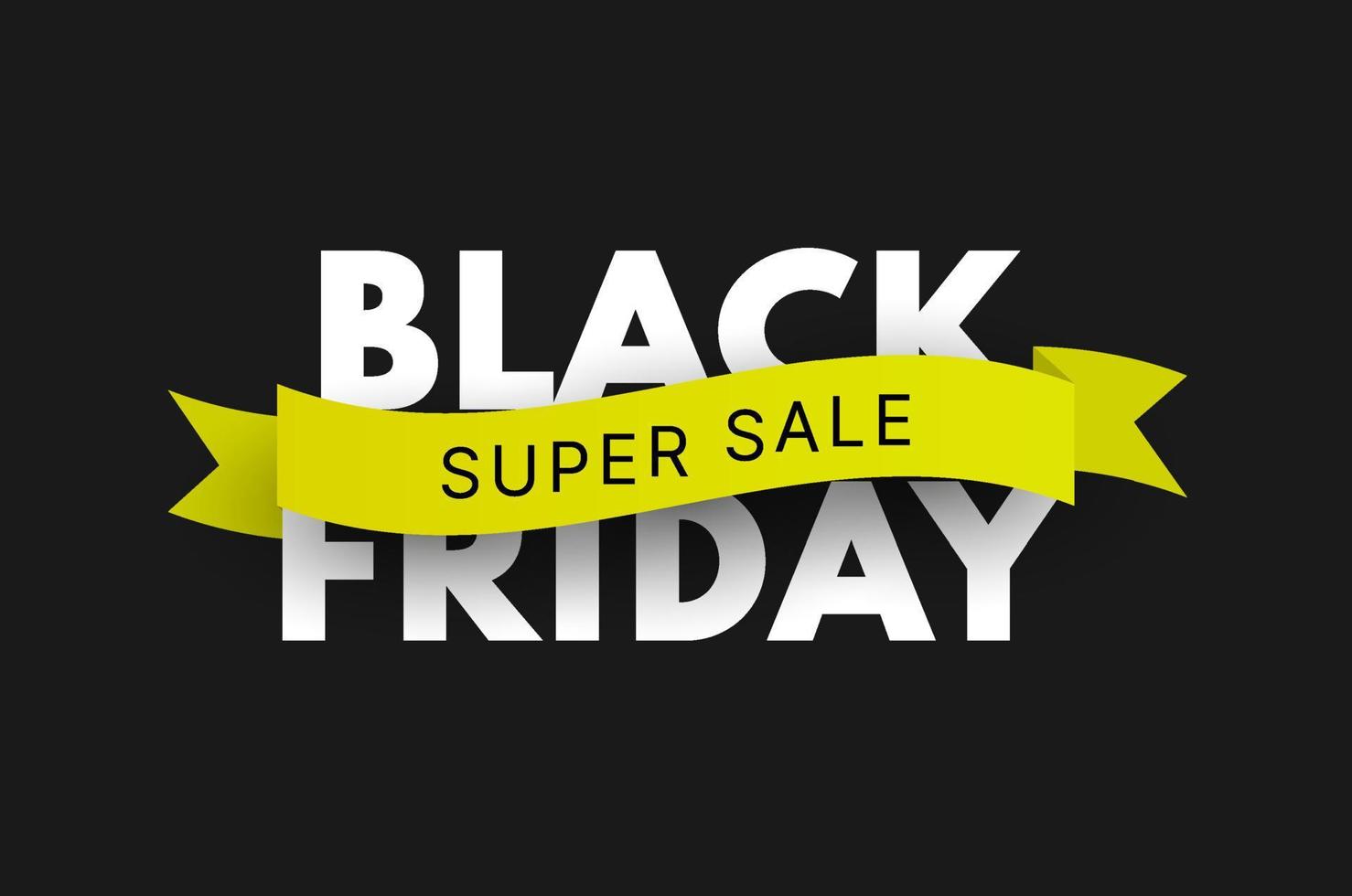 Black Friday Sale Banner. Vector sale background. Template for promotion, advertising, and social ads.