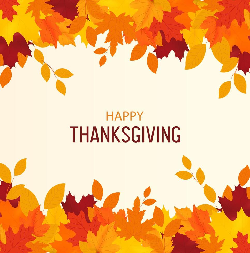 Thanksgiving Day Banner. Autumn Banner vector
