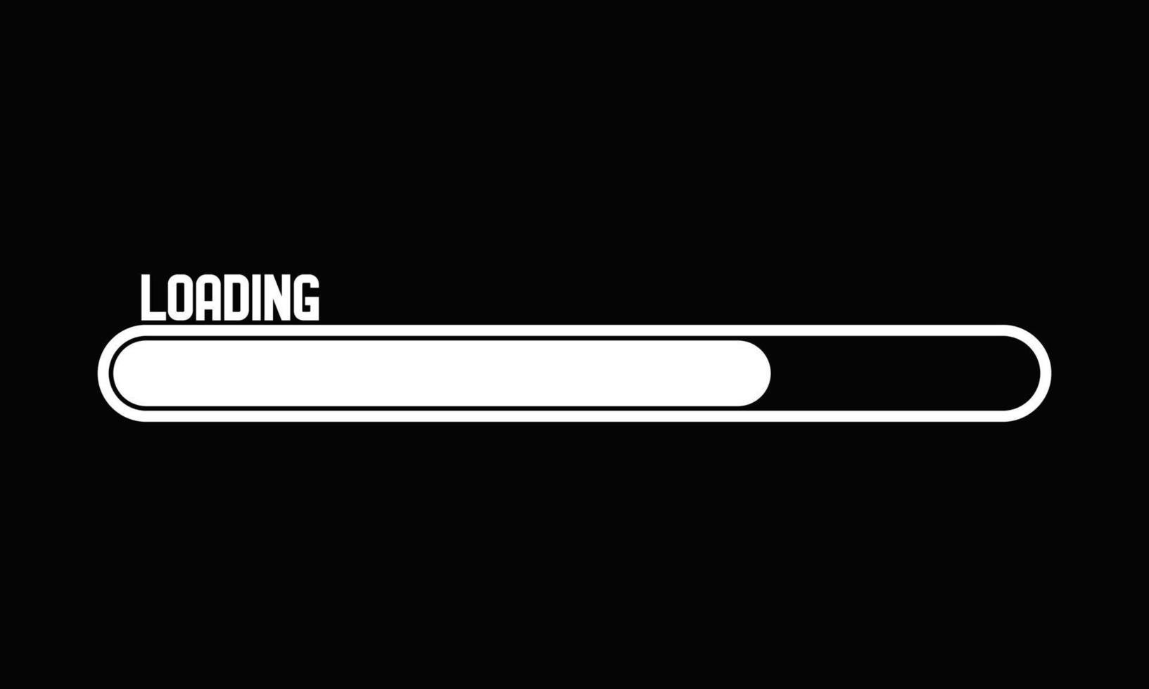 Illustration of Loading Bar vector