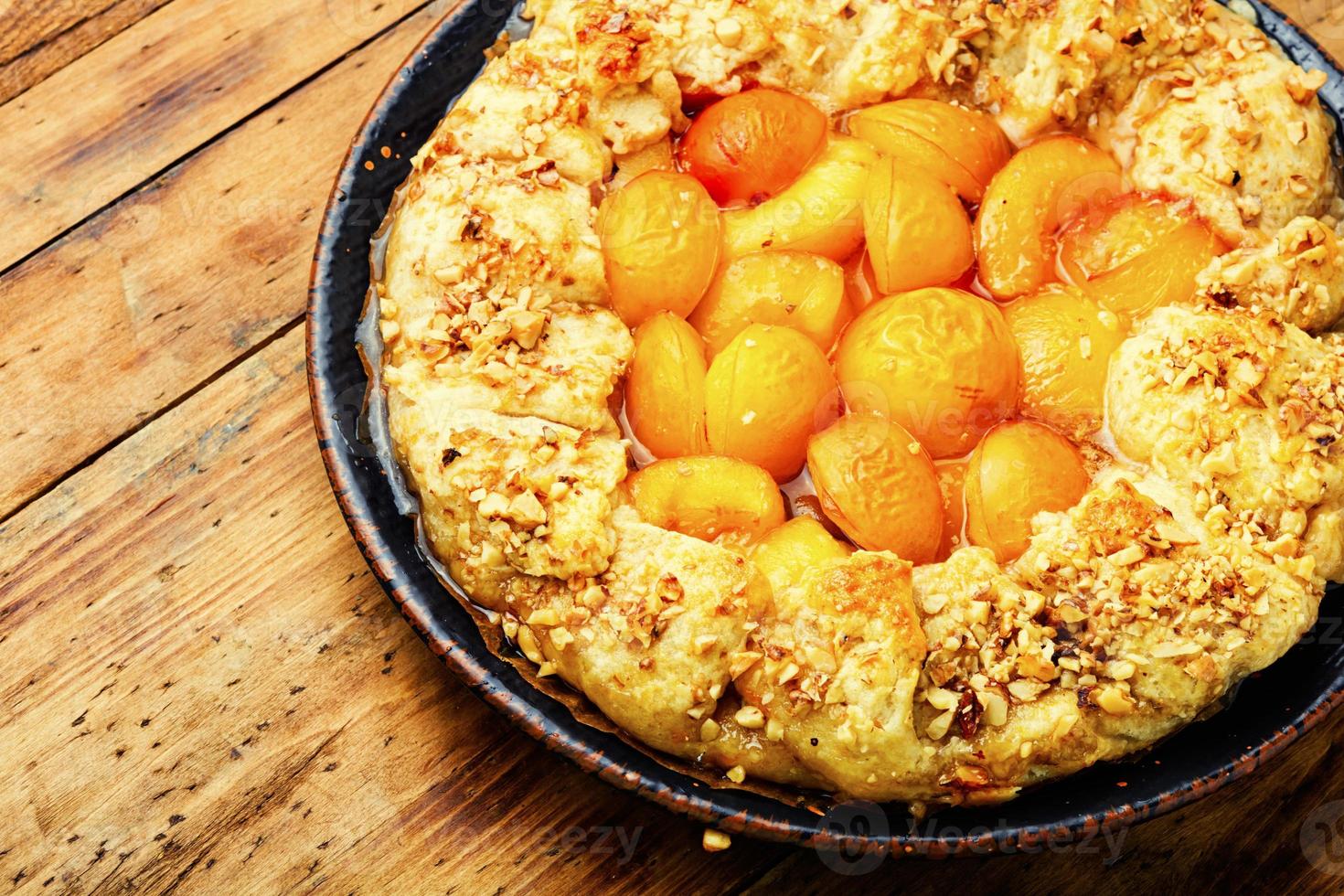 Rustic plum cake photo