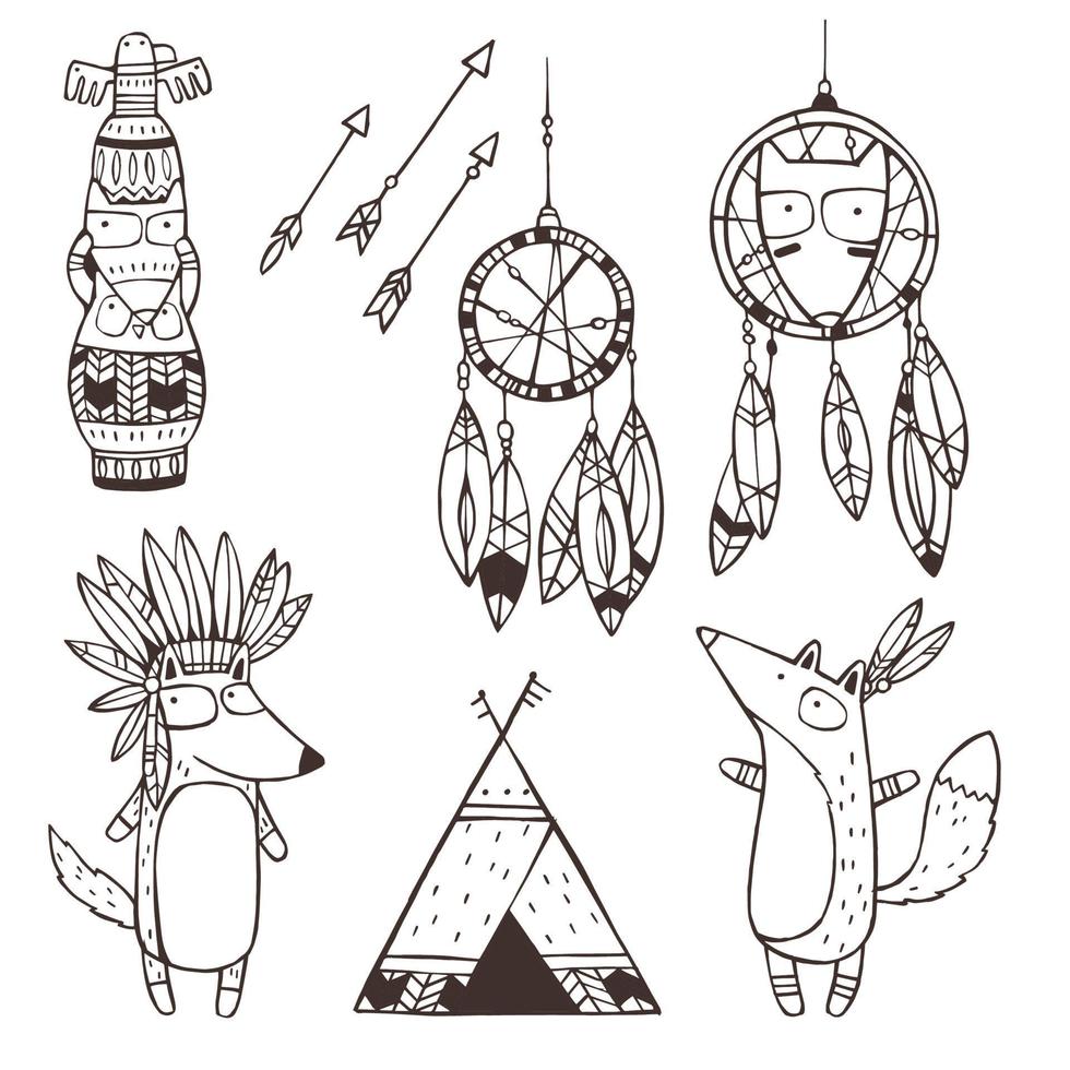 Set of vector elements.
